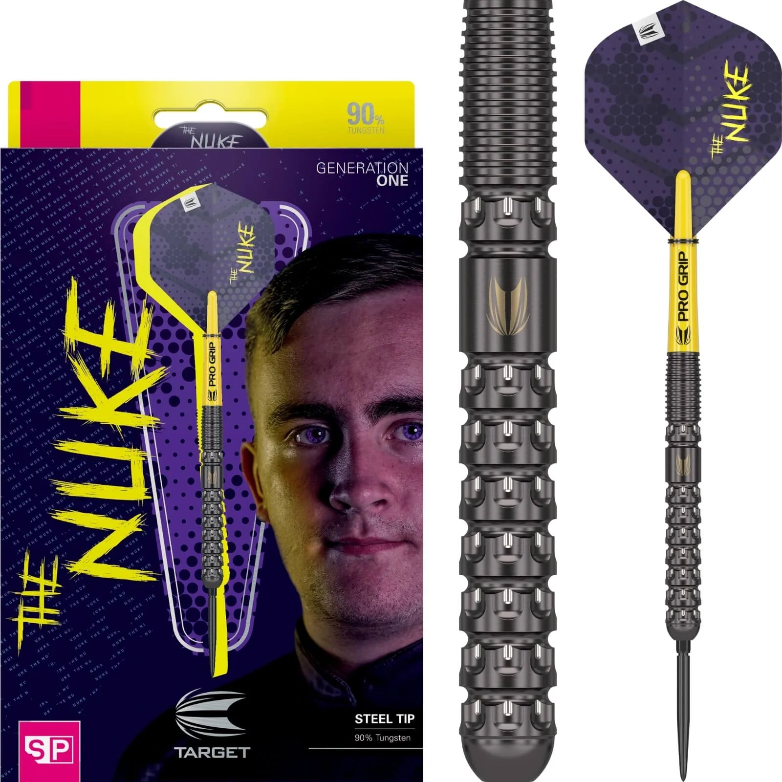 Luke Littler The Nuke Gen 1 90% Tungsten Darts - Swiss Point