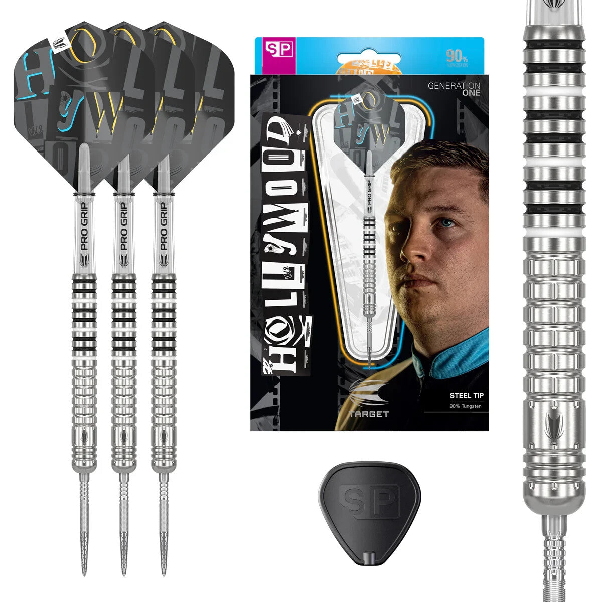 Chris Dobey Hollywood Gen 1 90% Tungsten Darts - Swiss Point