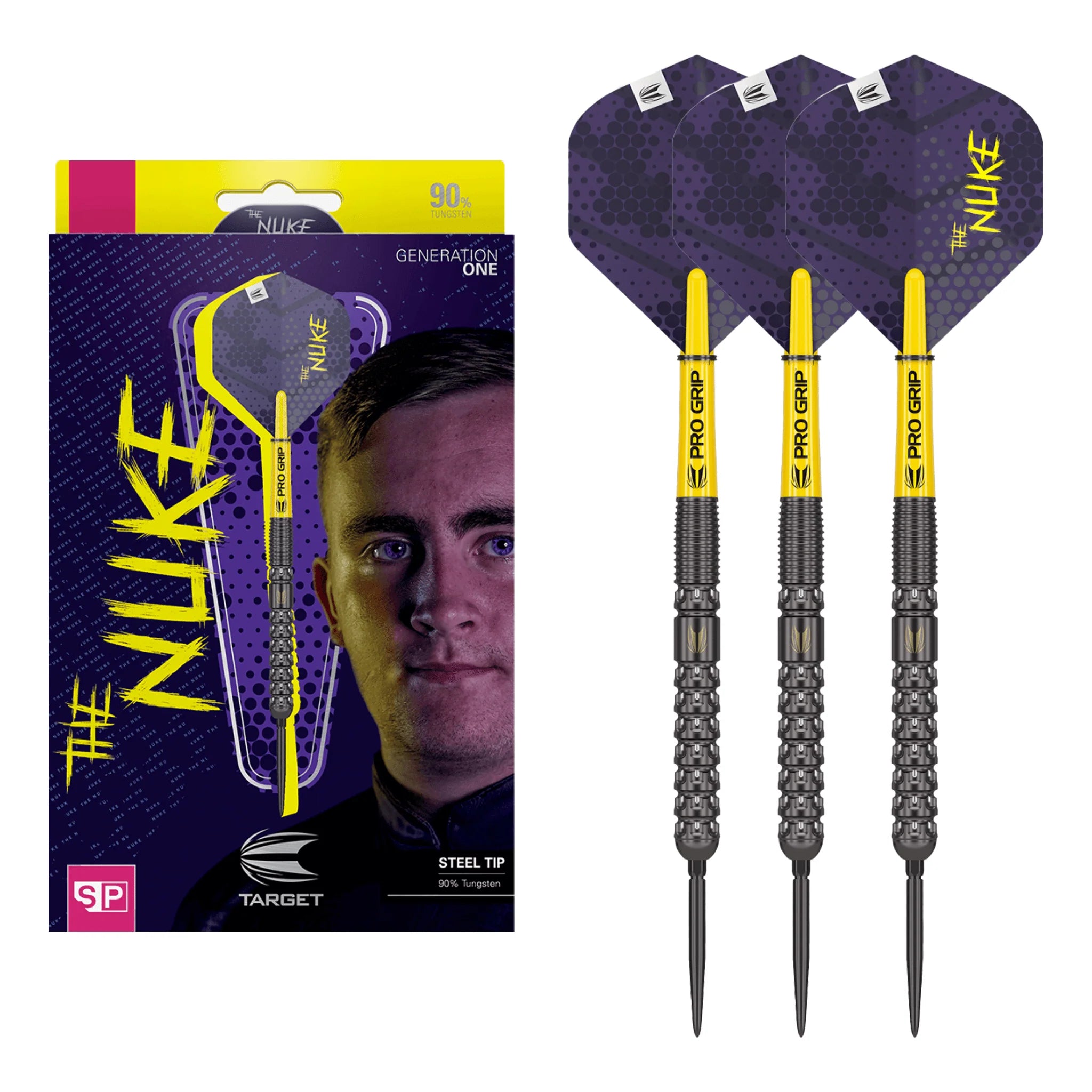 Luke Littler The Nuke Gen 1 90% Tungsten Darts - Swiss Point